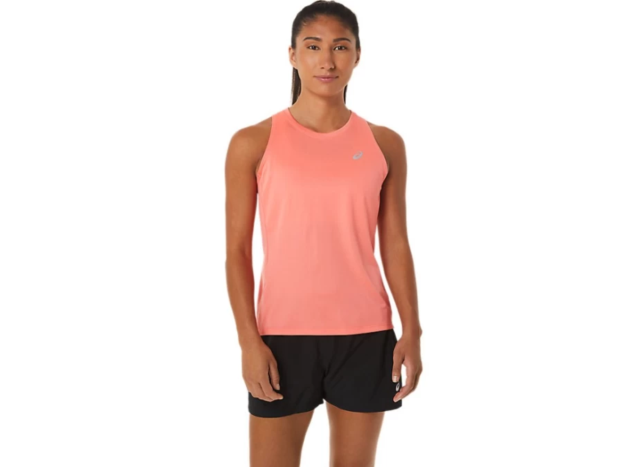 ASICS Women's Papaya Silver Tank Top