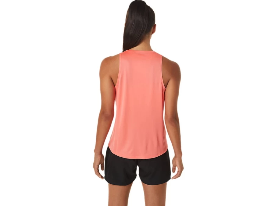 ASICS Women's Papaya Silver Tank Top