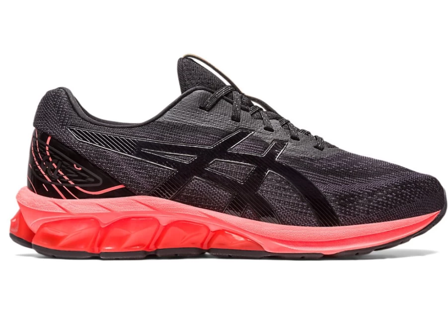ASICS Gel-Quantum 180 VII (Heat Seeker) Men's Running Shoes - Black/Flash Coral