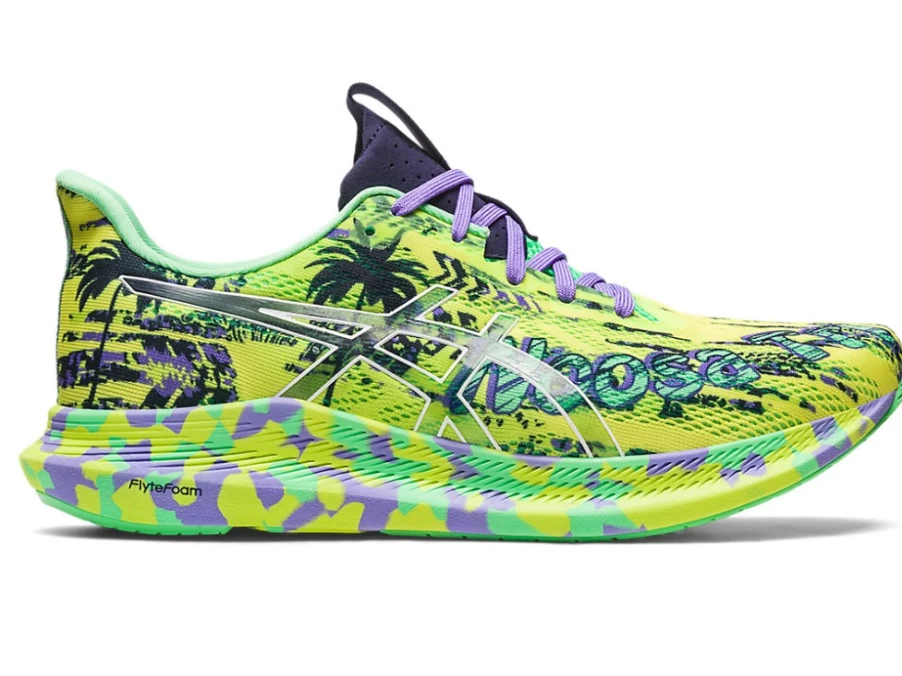 ASICS Women's Noosa Tri 14 Running Shoes in Safety Yellow/Midnight for Triathlon & Training