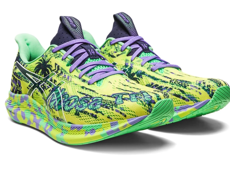 ASICS Women's Noosa Tri 14 Running Shoes in Safety Yellow/Midnight for Triathlon & Training