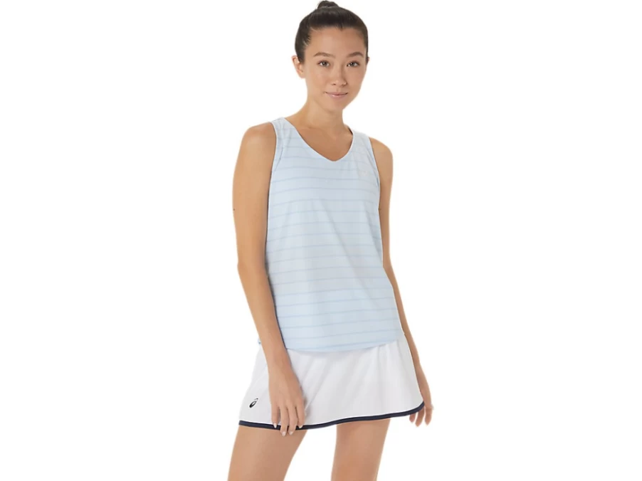 ASICS Women's Soft Sky Court Stripe Tank Top for Tennis & Active Wear