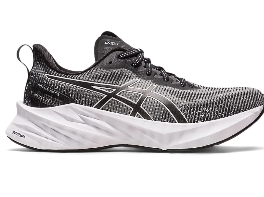 ASICS Novablast 3 LE Women's Running Shoes - White/Black
