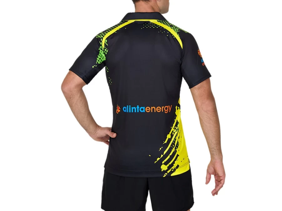 ASICS Men's Cricket Australia Replica T20 Shirt - Performance Black