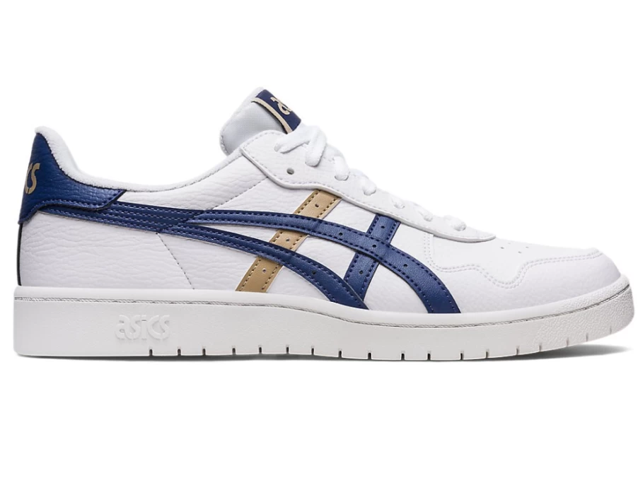 ASICS Men's Japan S Sneakers in White/Indigo Blue - Running Shoes
