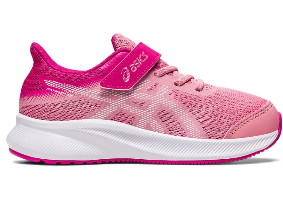 ASICS Kids' Patriot 13 PS Sneakers in Fruit Punch/White - Lightweight Running Shoes for Children