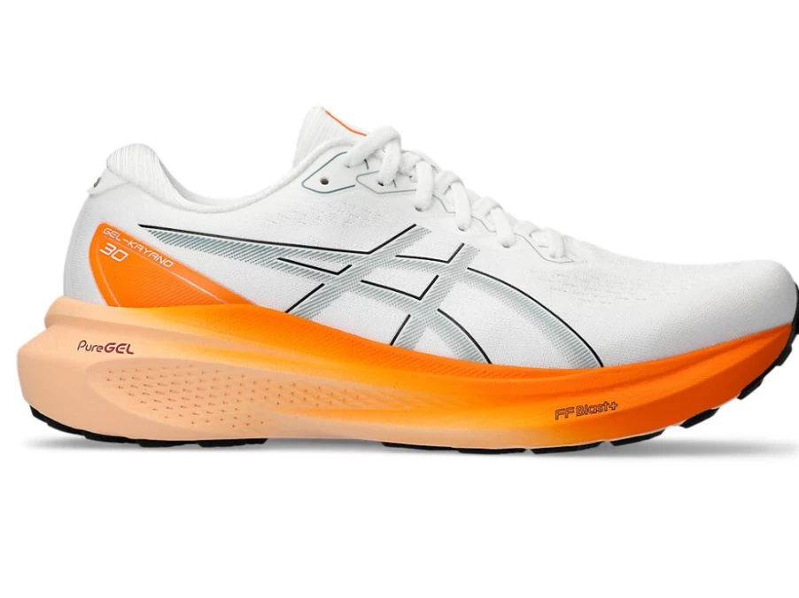 ASICS Gel-Kayano 30 Men's Running Shoes - White/Ocean Haze