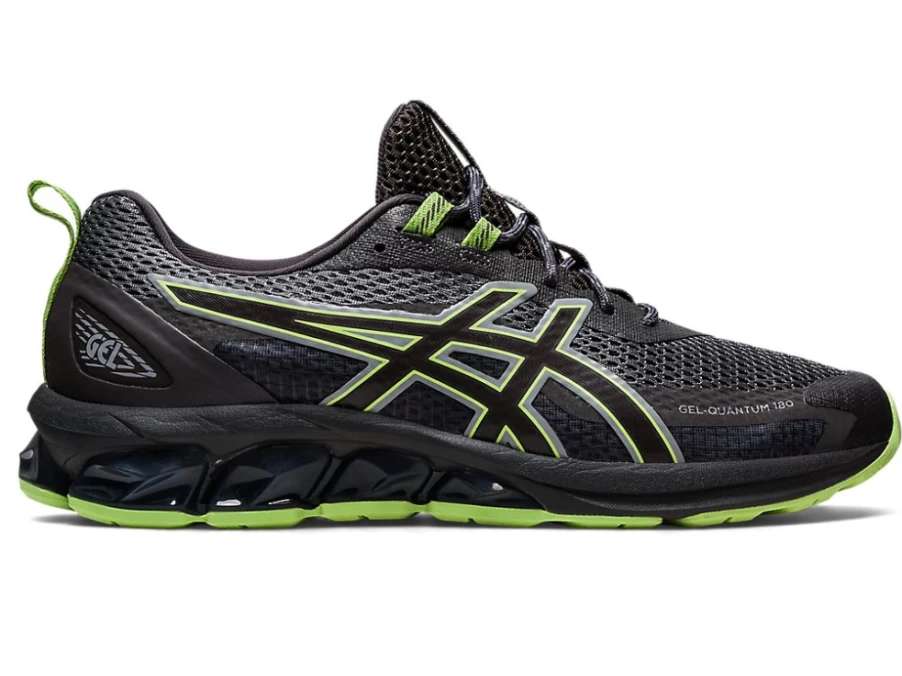 ASICS Gel-Quantum 180 VII (Utility) Running Shoes for Men in Metropolis/Lime Green