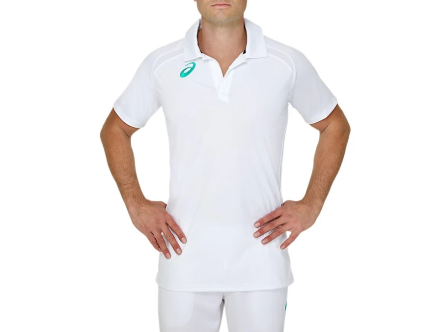 ASICS Men's Brilliant White Short Sleeve Playing Shirt