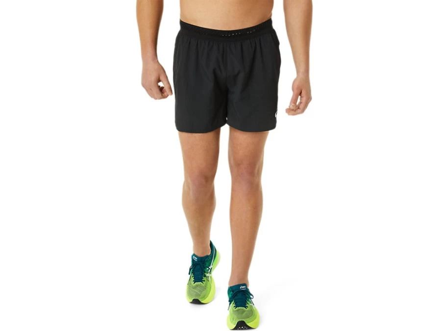 ASICS Men's Performance Black 5-Inch Ventilated Shorts