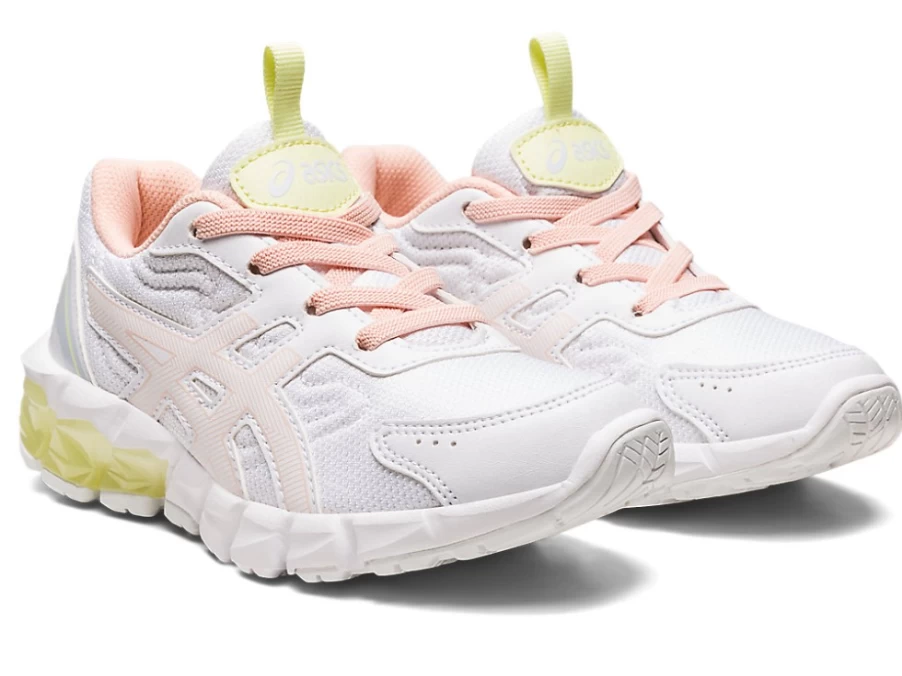 ASICS Kids Gel-Quantum 90 PS Running Shoes - White/Breeze