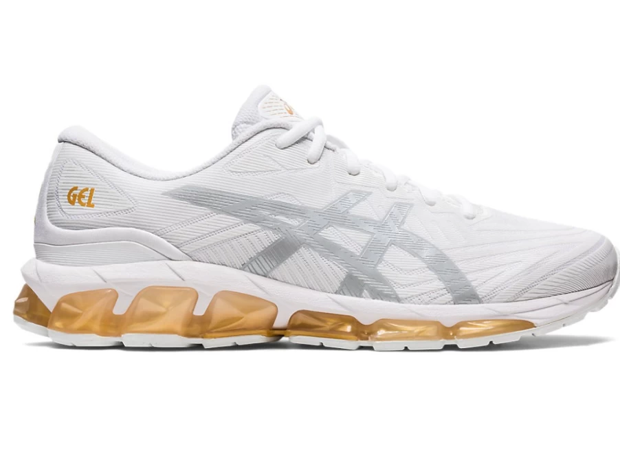 ASICS Gel-Quantum 360 VII Men's Running Shoes - White/Pure Gold