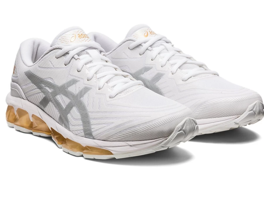 ASICS Gel-Quantum 360 VII Men's Running Shoes - White/Pure Gold