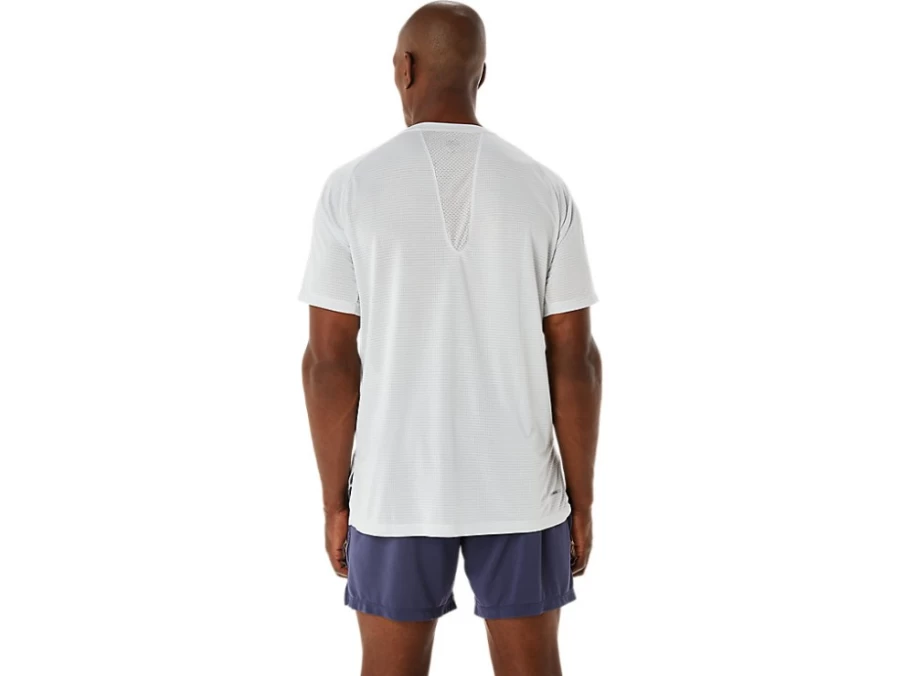 ASICS Men's Actibreeze Short Sleeve T-Shirt in Glacier Grey - Lightweight Performance Top