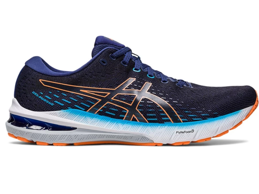 ASICS Gel-Pursue 8 (2E Wide) Men's Running Shoes - Indigo Blue/Sun Peach