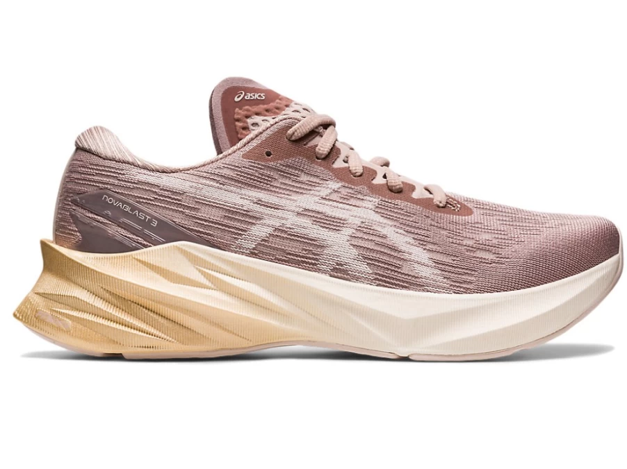 ASICS Women's Novablast 3 Running Shoes in Fawn/Mineral Beige - Lightweight & Responsive