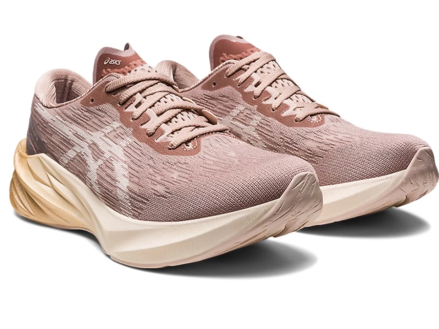 ASICS Women's Novablast 3 Running Shoes in Fawn/Mineral Beige - Lightweight & Responsive