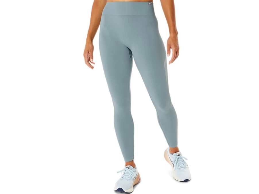 ASICS Women's Light Steel Nagino Flex Seamless Tight - Comfortable & Flexible Workout Leggings