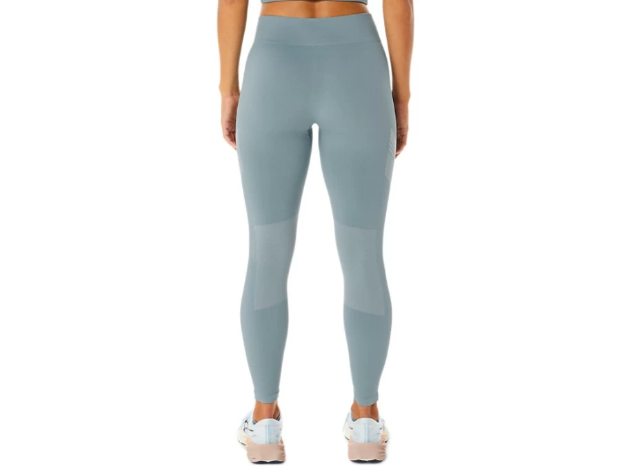 ASICS Women's Light Steel Nagino Flex Seamless Tight - Comfortable & Flexible Workout Leggings