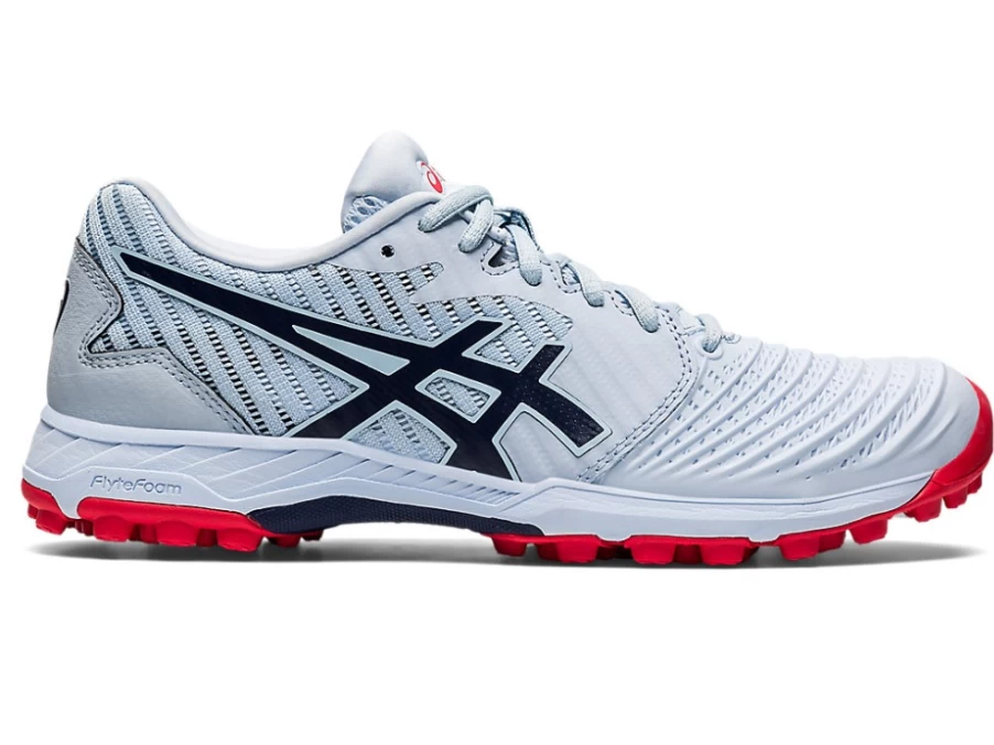 ASICS Women's Field Ultimate FF Soft Sky/Peacoat Soccer Cleats