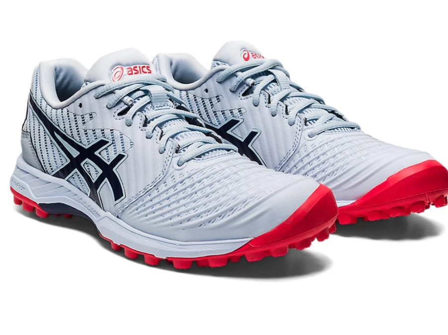 ASICS Women's Field Ultimate FF Soft Sky/Peacoat Soccer Cleats