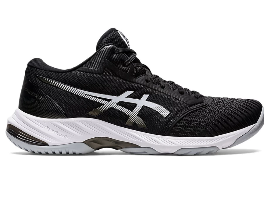 ASICS Men's Netburner Ballistic FF MT 3 Soccer Cleats - Black/White