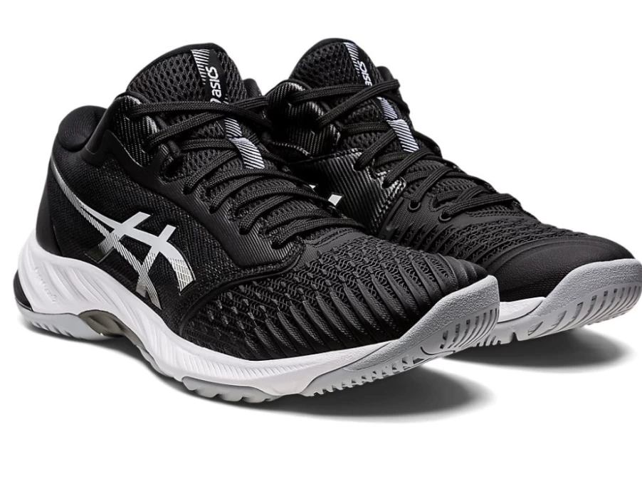 ASICS Men's Netburner Ballistic FF MT 3 Soccer Cleats - Black/White