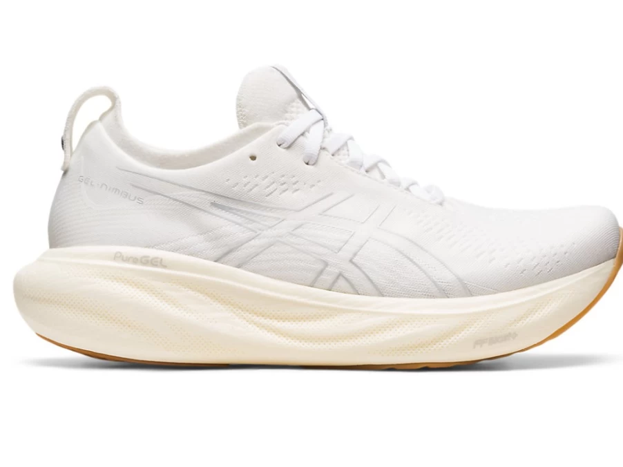 ASICS Women's Gel-Nimbus 25 Running Shoes - White/White