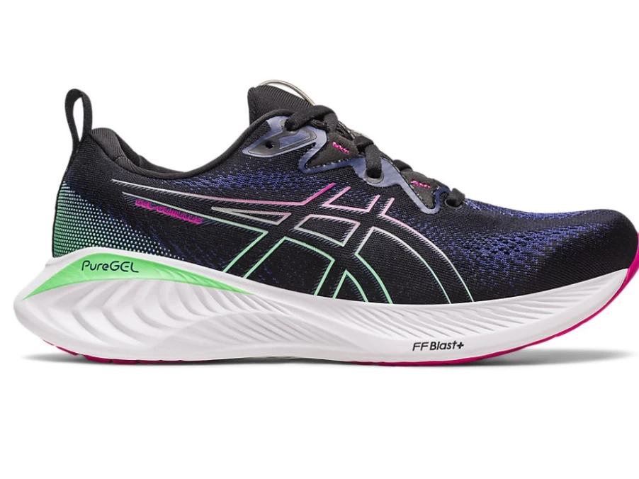 ASICS Women's Gel-Cumulus 25 Running Shoes - Black/Pink Rave