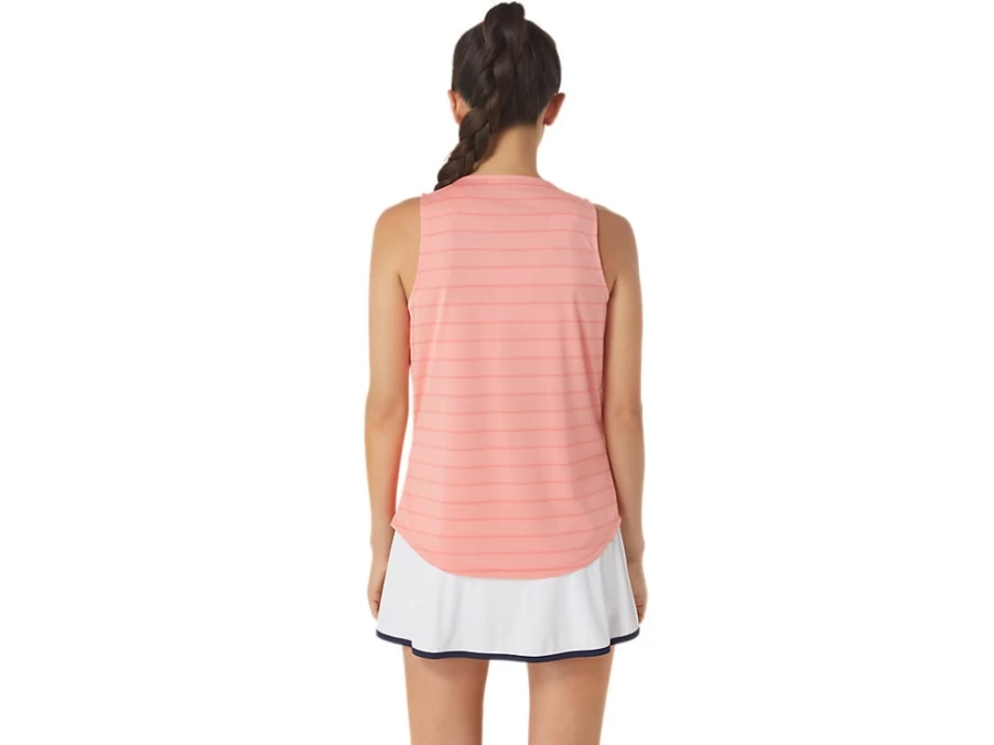 ASICS Women's Guava Court Stripe Tank Top for Tennis & Active Wear