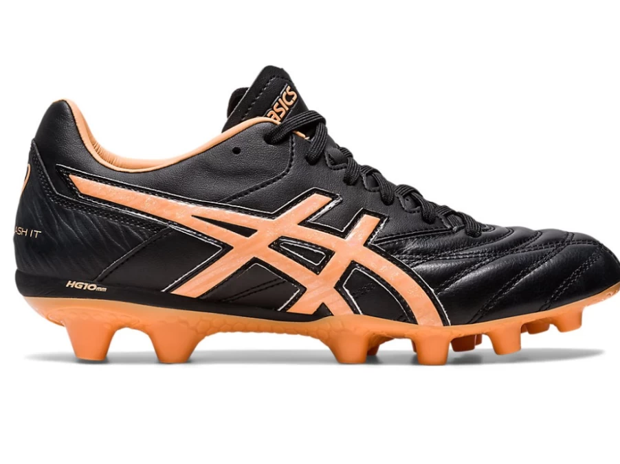 ASICS Women's Lethal Flash It 2 Running Shoes in Black/Summer Dune