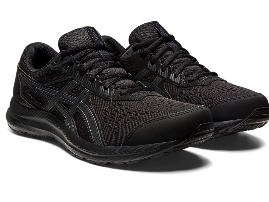 ASICS Men's Gel-Contend 8 Running Shoes (4E Extra Wide) - Black/Carrier Grey