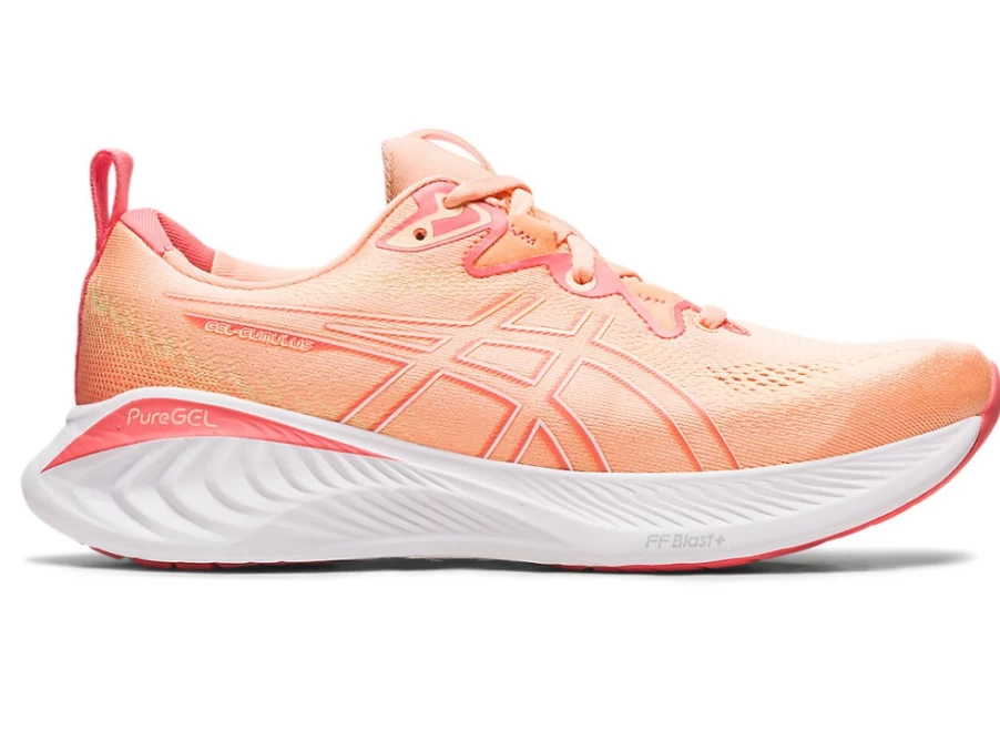 ASICS Women's Gel-Cumulus 25 Running Shoes - Summer Dune/Light Orange (D Wide)