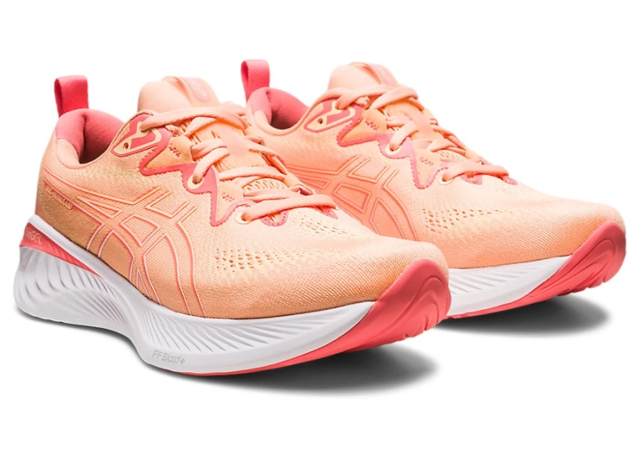 ASICS Women's Gel-Cumulus 25 Running Shoes - Summer Dune/Light Orange (D Wide)