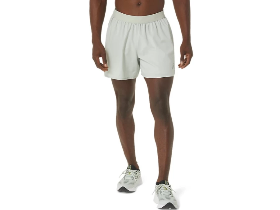 ASICS Men's Light Sage Road 2-N-1 5-Inch Running Shorts