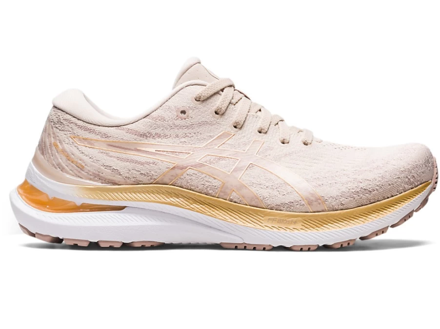 ASICS Women's Gel-Kayano 29 Running Shoes in Mineral Beige/Champagne