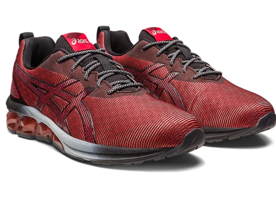 ASICS Men's Gel-Quantum 180 VII Running Shoes - Classic Red/Black, Holiday Edition