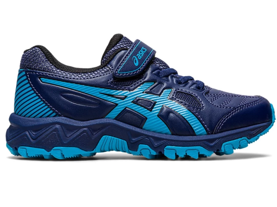ASICS Kids Gel-Trigger 12 TX PS Running Shoes - Indigo Blue/Island Blue