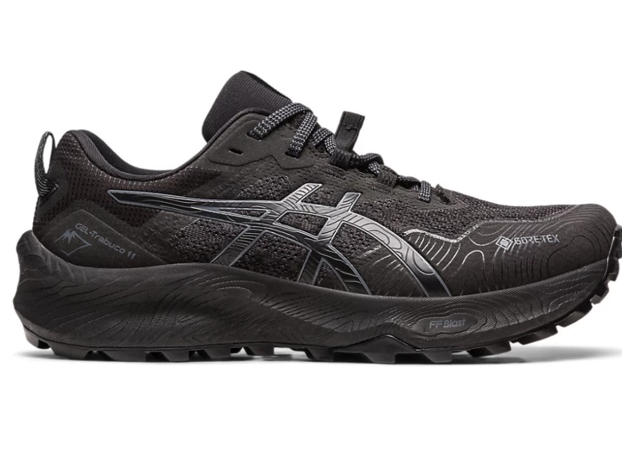 ASICS Women's Gel-Trabuco 11 G-TX Trail Running Shoes - Black/Carrier Grey