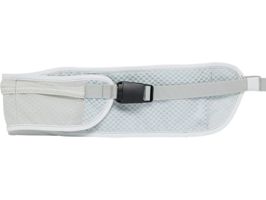 ASICS Men's Glacier Grey Large Waist Pouch - Sporty & Spacious Belt Bag