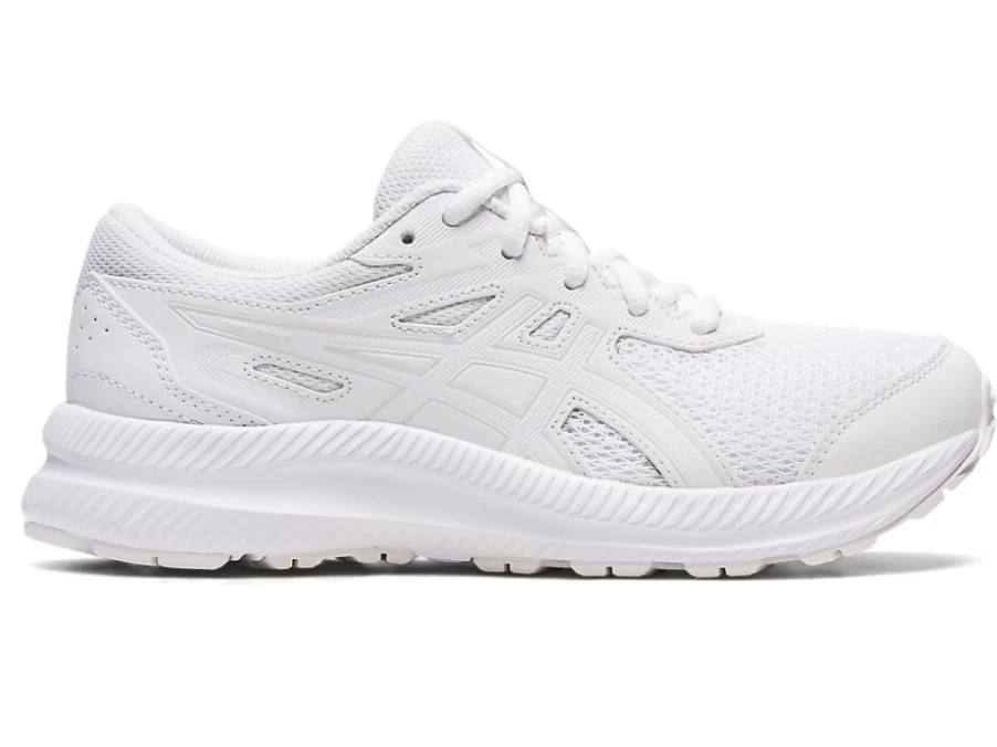 ASICS Kids Contend 8 GS Running Shoes - White/White
