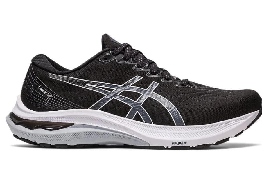 ASICS GT-2000 11 (2A) Women's Running Shoes - Black/White, Narrow Width