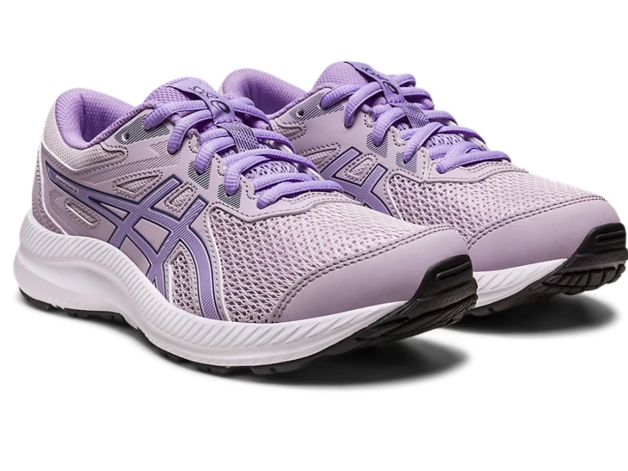 ASICS Kids Contend 8 GS Running Shoes in Dusk Violet/Digital Violet