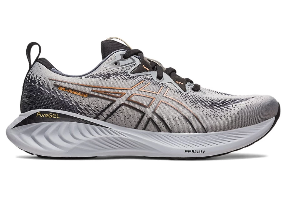 ASICS Gel-Cumulus 25 (2E Wide) Running Shoes for Men - Sheet Rock/Sun Peach