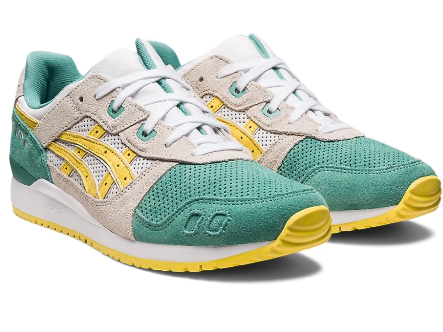 ASICS Gel-Lyte III OG Men's Sneakers in Sage/Banana Cream - Retro Running Shoes