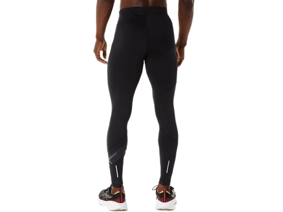 ASICS Men's Icon Tight Performance Workout Pants in Black/Grey