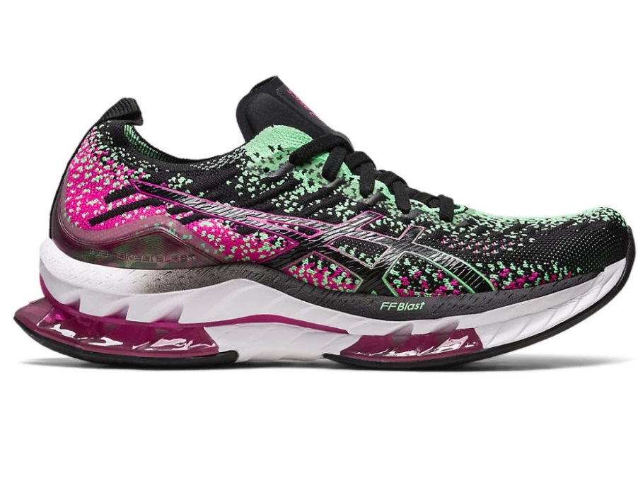 ASICS Women's Gel-Kinsei Blast Running Shoes - Black/Pink Rave