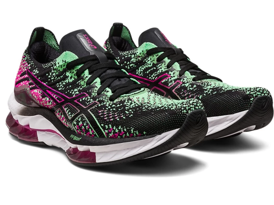 ASICS Women's Gel-Kinsei Blast Running Shoes - Black/Pink Rave