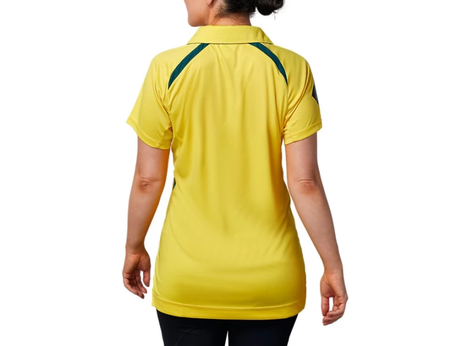 ASICS Women's Safety Yellow Cricket Australia Replica ODI Shirt