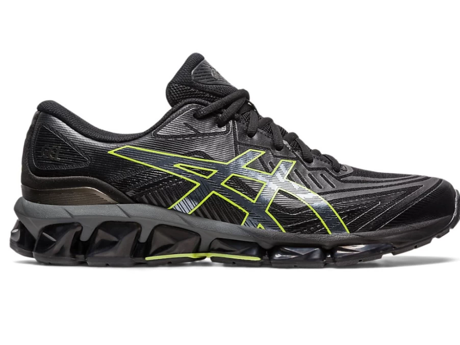 ASICS Gel-Quantum 360 VII Men's Running Shoes - Black/Neon Lime